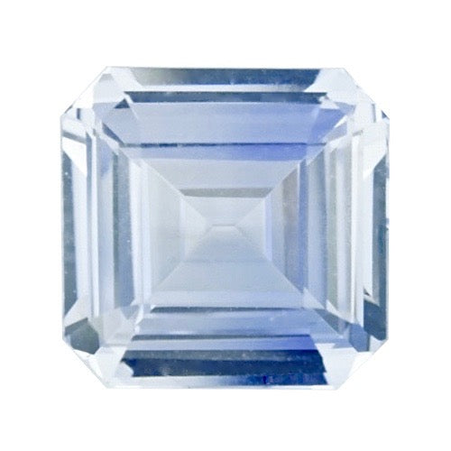 4.80 ct Lilac Asscher Cut Ceylon Sapphire Unheated