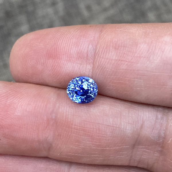 2.55 ct Oval Ceylon Blue Sapphire Natural Unheated