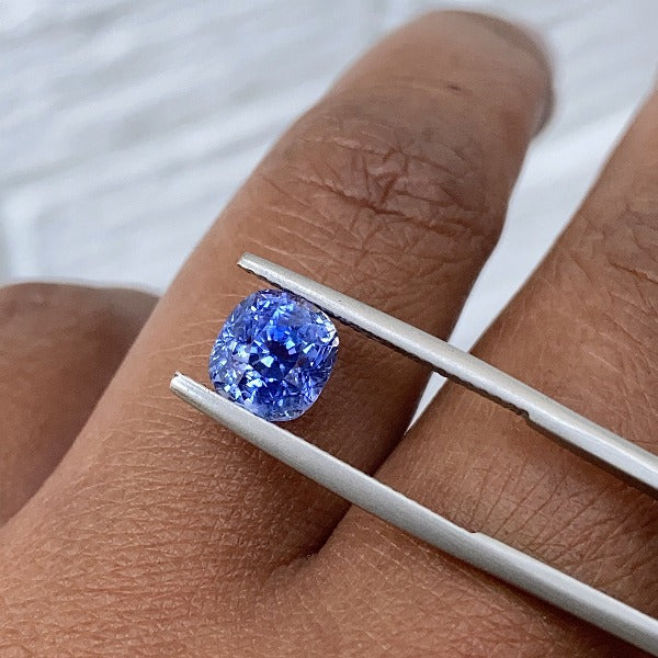 2.57 ct Cushion   Blue Sapphire Certified Unheated