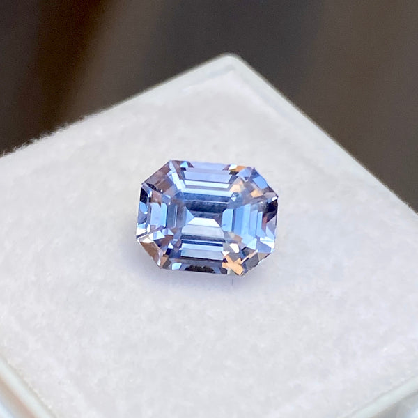 2.69 ct Emerald Cut Ceylon Blue Sapphire Natural Unheated