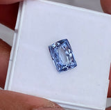 2.11 ct Sky Blue Cushion Natural Sapphire Unheated Certified