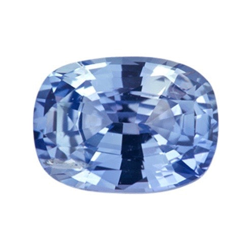 2.20 ct Steel Blue Cushion Unheated Sapphire Natural Certified