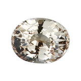 1.20 ct  Natural Champagne Peach Oval Sapphire Certified Unheated
