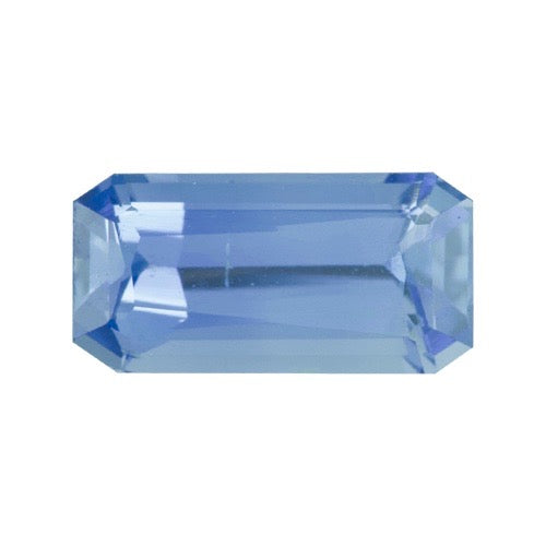 1.07 ct Emerald Cut Blue Sapphire Unheated