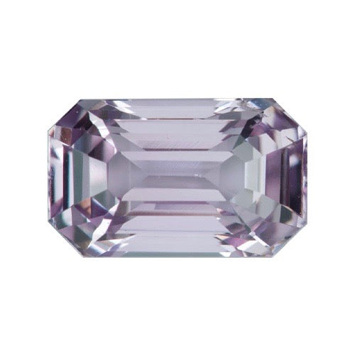 2.04 ct Violetish Pink Emerald Cut Natural Sapphire Certified Unheated