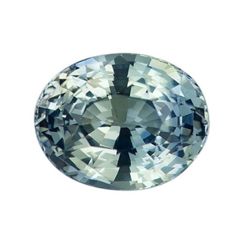 2.61 ct Blue Yellow Oval Natural Sapphire Certified Unheated