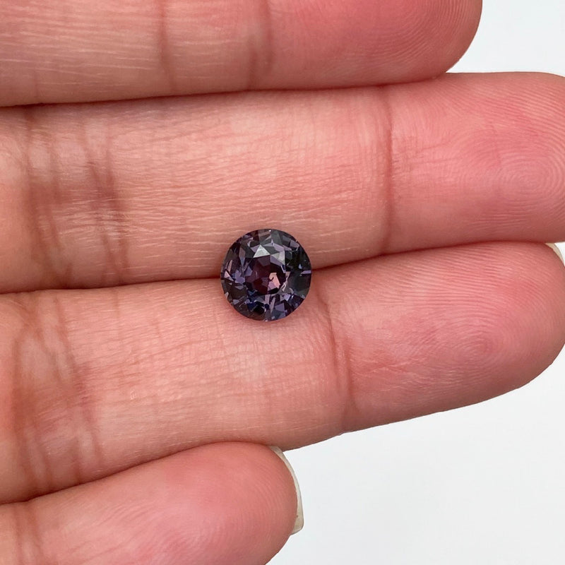 2.03 ct Chocolate Colour Shift Sapphire Round Natural Unheated