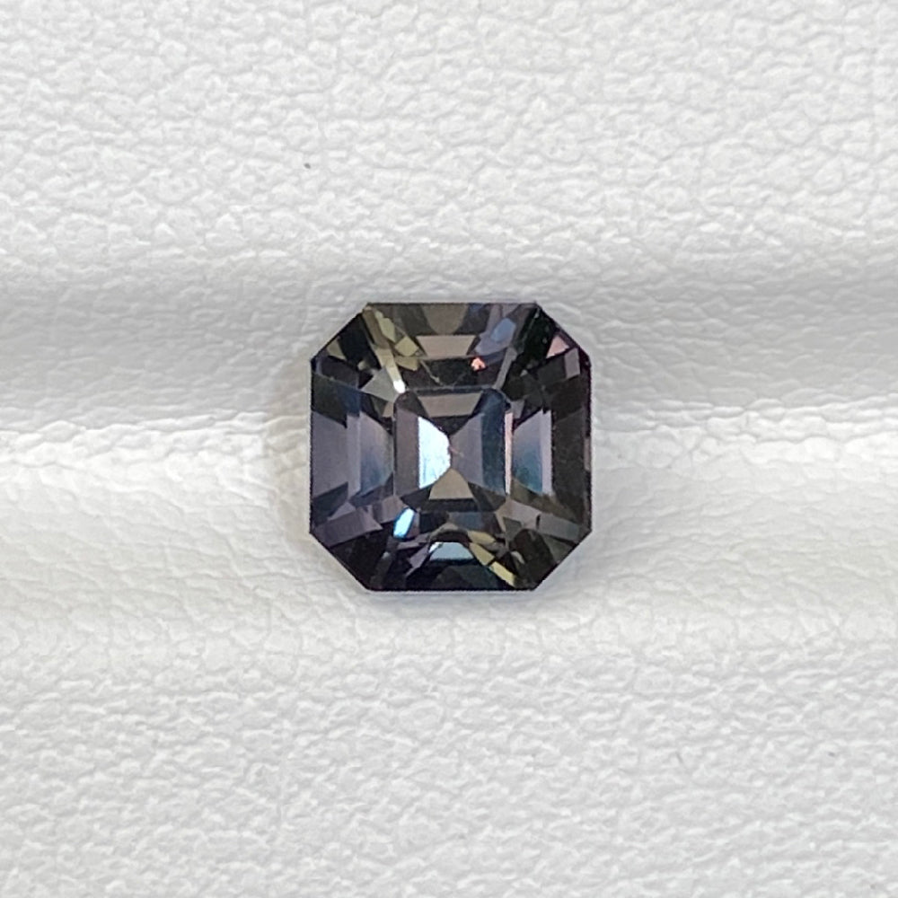 2.06 ct Unique Sapphire Asscher Cut Natural Unheated