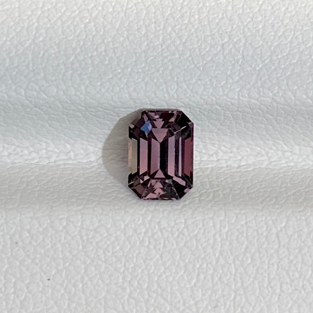 1.11 ct Brown Sapphire Emerald Cut Natural Unheated