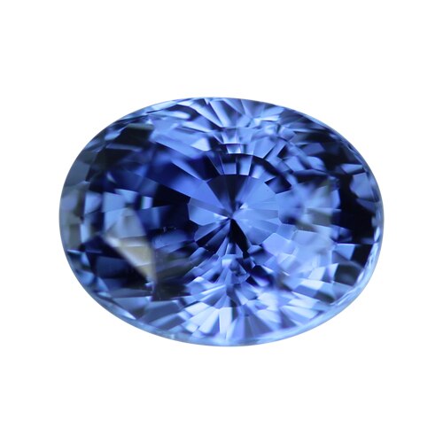 2.02 ct Vivid Medium Blue Certified Oval Sapphire