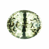 1.11 ct Oval Green Sapphire Natural Unheated Certified
