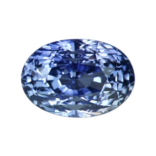 2.01 ct Oval Ceylon Medium Blue Natural Sapphire Unheated Certified