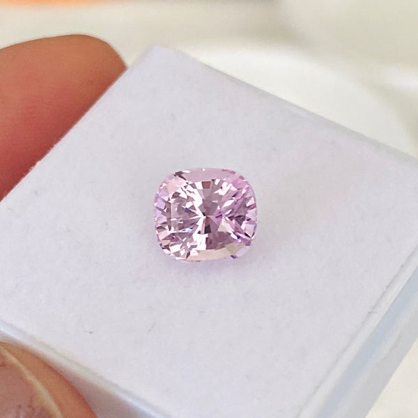 2.28 ct Cushion Pink Sapphire Certified Unheated