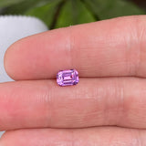 2.09 ct Emerald Cut Pink Sapphire Unheated Ceylon