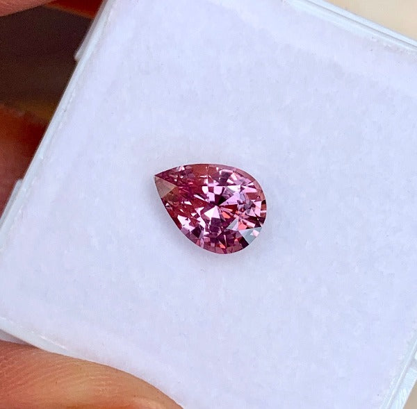 1.05 ct Pastel Pink Pear Sapphire Natural Unheated