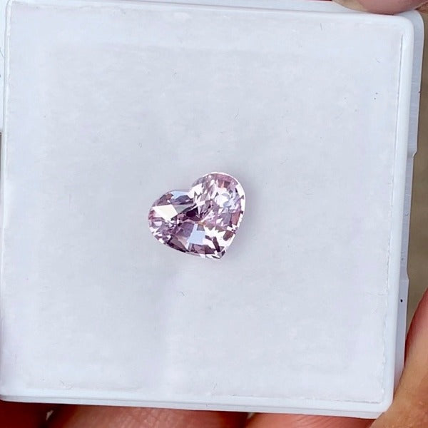 1.16 ct Heart Pink Ceylon Sapphire Unheated Certified