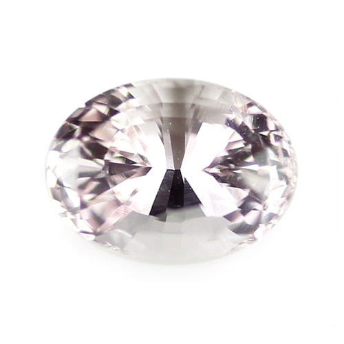 1.54 ct Peach Pink Oval Cut Natural Unheated Sapphire