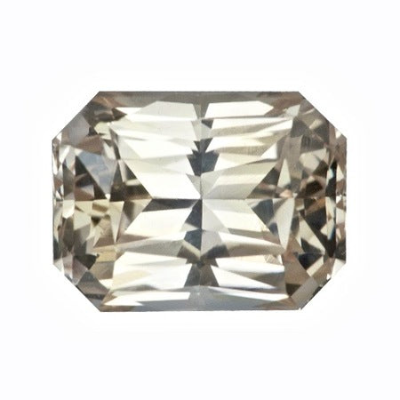 1.70 ct Peach Sapphire Radiant Cut Certified Unheated