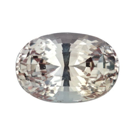 3.50 ct Oval Peach Natural Sapphire Unheated Certified