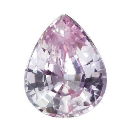 2.06 ct Pastel Pink Pear Ceylon Sapphire Natural Unheated