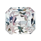 1.12 ct Square Peach Sapphire Natural Unheated Certified
