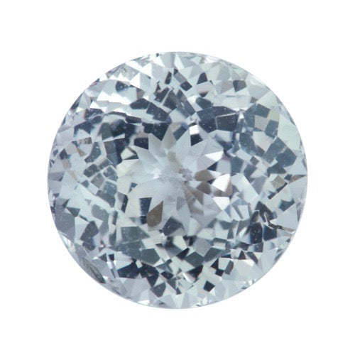 2.67 ct Light Grey Round Brilliant Cut Natural Unheated Sapphire