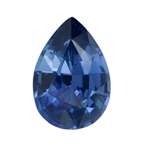 1.03 ct Pear Blue Sapphire Natural Unheated