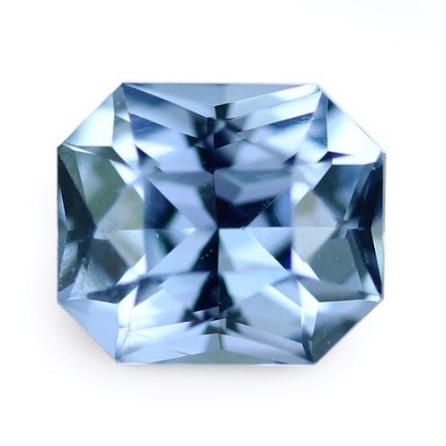 1.28 ct Sky Blue Radiant Cut Natural Unheated Sapphire