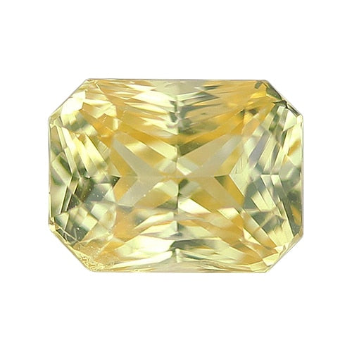 1.75 ct Vivid Yellow Radiant Cut Natural Unheated Sapphire