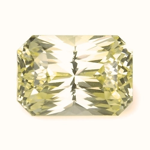1.60 ct Yellow Radiant Cut Natural Unheated Sapphire