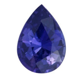 1.03 ct Violet Blue Pear Sapphire Natural Unheated