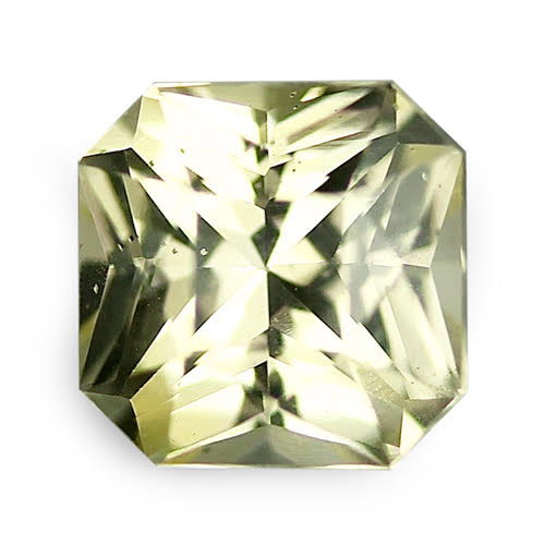 1.00 ct Yellow Radiant Cut Natural Unheated Sapphire