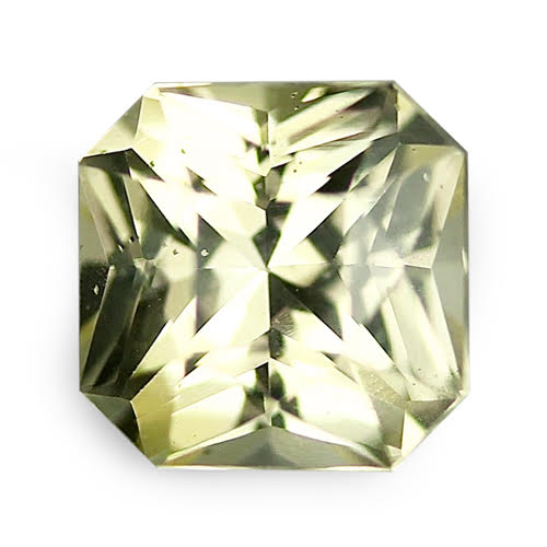 1.00	ct Yellow Radiant Cut Natural Unheated Sapphire