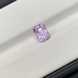 1.78 ct  Lilac Pink Sapphire Emerald Cut Natural Unheated