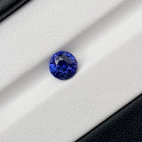1.65 ct Royal Blue Sapphire Round Ceylon Natural Unheated