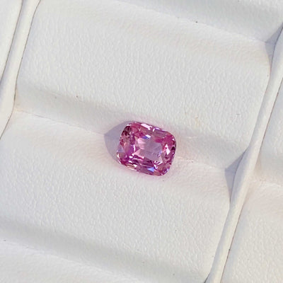 1.58 ct Pink Sapphire Cushion Shape Natural Unheated Gems