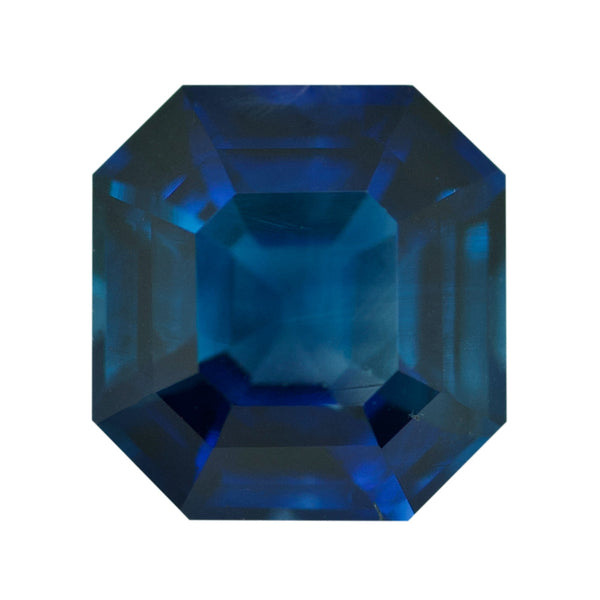 1.18 ct Blue Sapphire Emerald Cut Natural Unheated