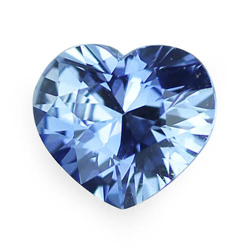 1.68 ct Vivid Sky Blue Heart Cut Natural Unheated Sapphire