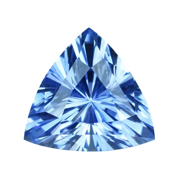 2.04 ct Trillion Cut Cornflower Blue Sapphire Unheated Sri Lanka