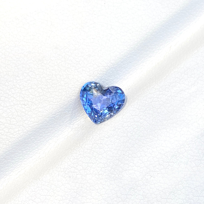 1.91 ct Blue Sapphire Heart Unheated Ceylon