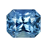 5.57 ct Large Blue Sapphire Radiant Cut Natural Unheated