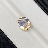 4.07 ct Blue Yellow Sapphire Oval Cut Natural Unheated