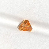 1.63 ct Apricot Sapphire Fancy Triangular Cut Natural Heated