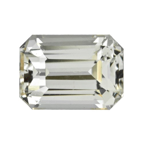 2.06 ct Champagne Sapphire Emerald Cut Unheated Certified