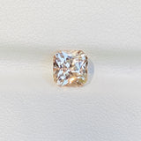 2.04 ct Champagne Sapphire Square Radiant Cut Unheated