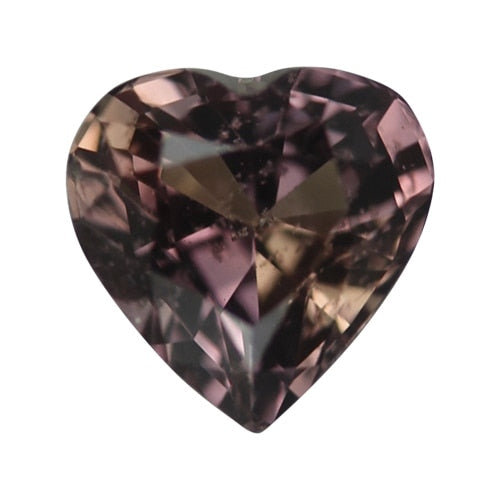 1.25 ct Chocolate Brown Heart Cut Natural Unheated Sapphire