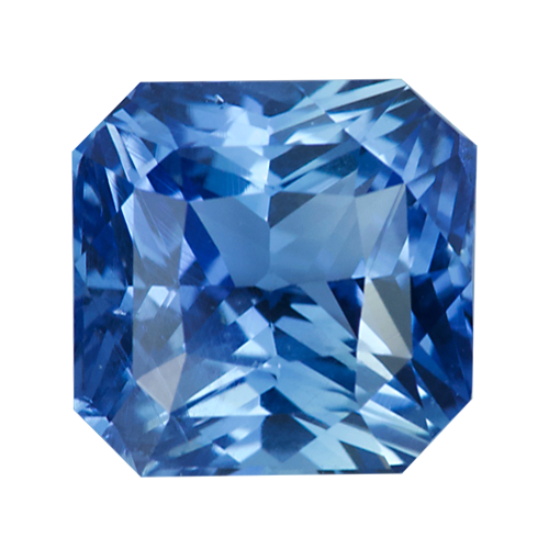 2.15 ct Square Ceylon Blue Sapphire Natural Unheated