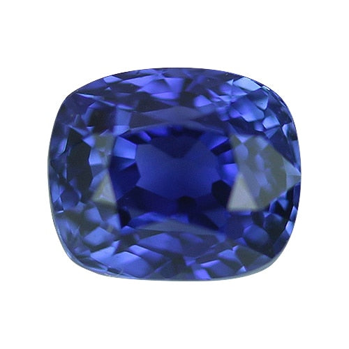 1.03 ct Vivid Deep Blue Near Royal Blue Cushion Cut Natural Unheated Sapphire