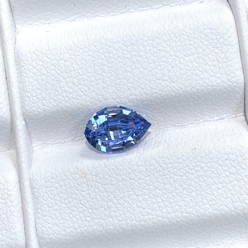 2.03 ct Medium Cornflower Blue Sapphire Fancy Cut Natural Heated