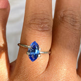 2.04 ct Marquise Cut Blue Sapphire Unheated Sri Lanka